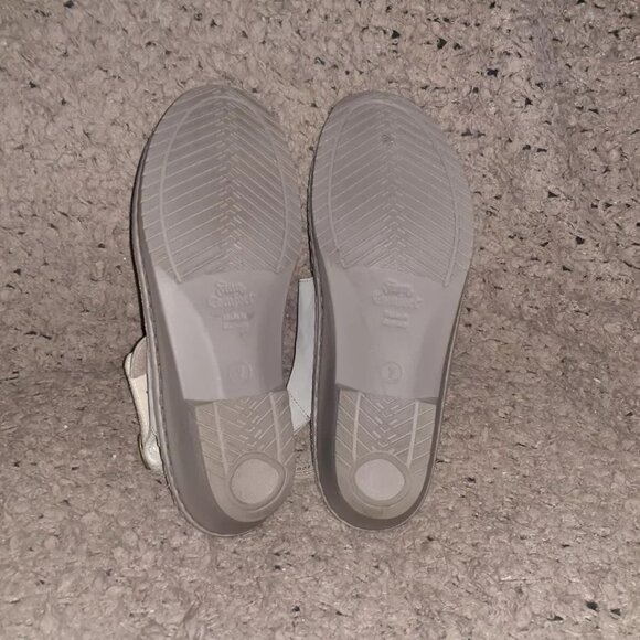 FINN COMFORT-Sylt Sandal-Soft Footbed-Beige Nubuck-Sz UK7-9.5 Women-Near Mint - Picture 9 of 9